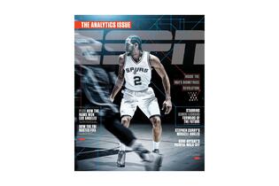 Kawhi Leonard on the cover of ESPN The Magazine analytics issue