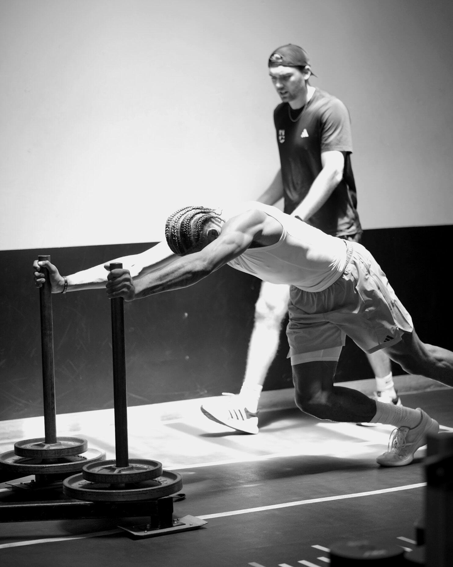 Athlete training at P3