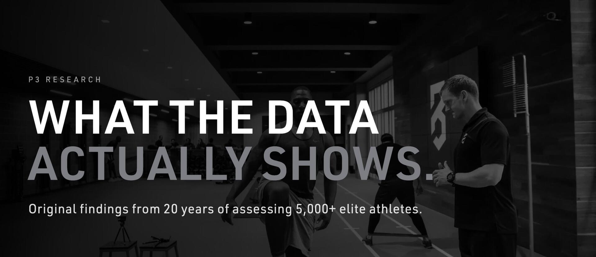 P3 research: what the data actually shows. Original findings from 20 years of assessing 5,000+ elite athletes.