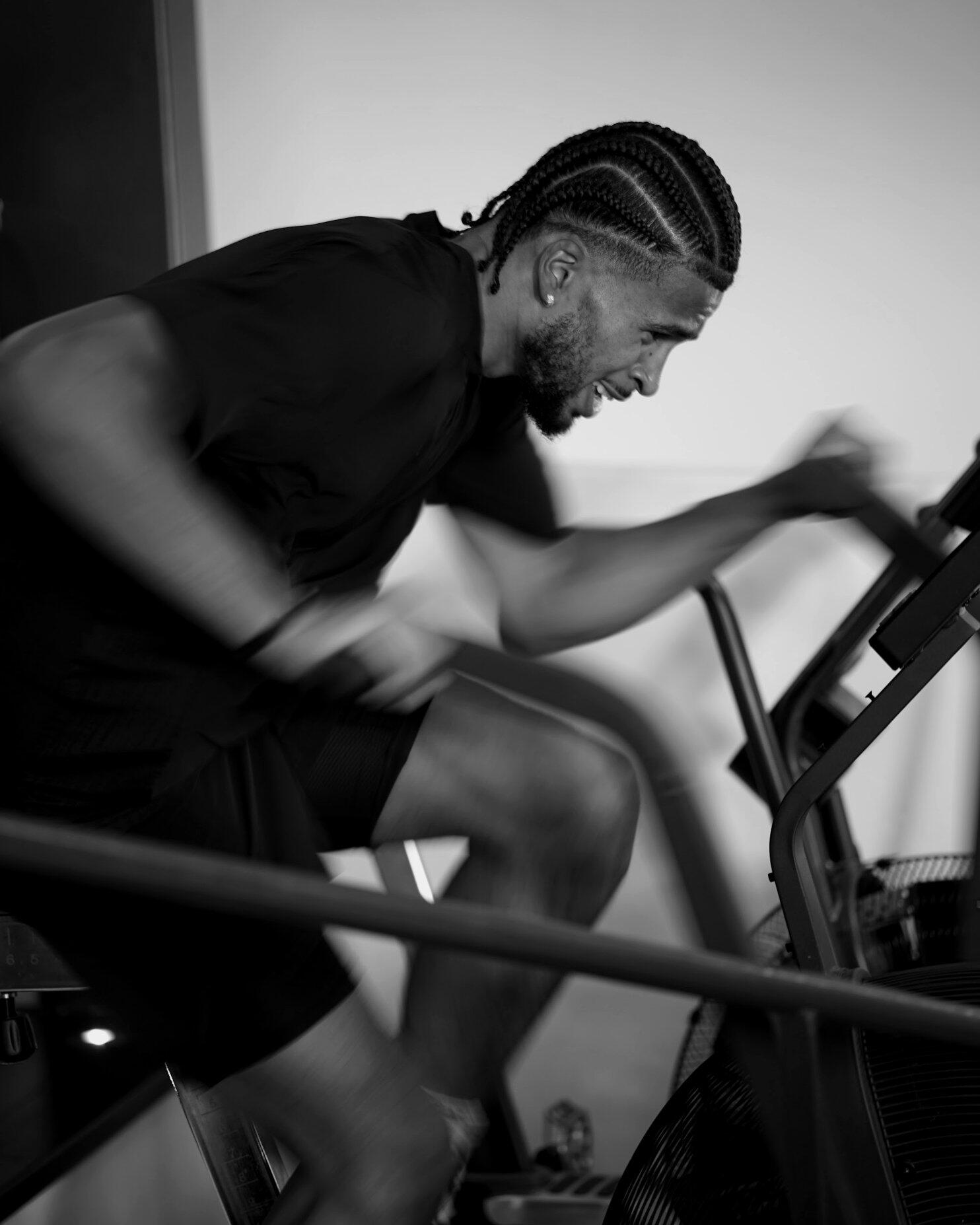 Athlete training at P3