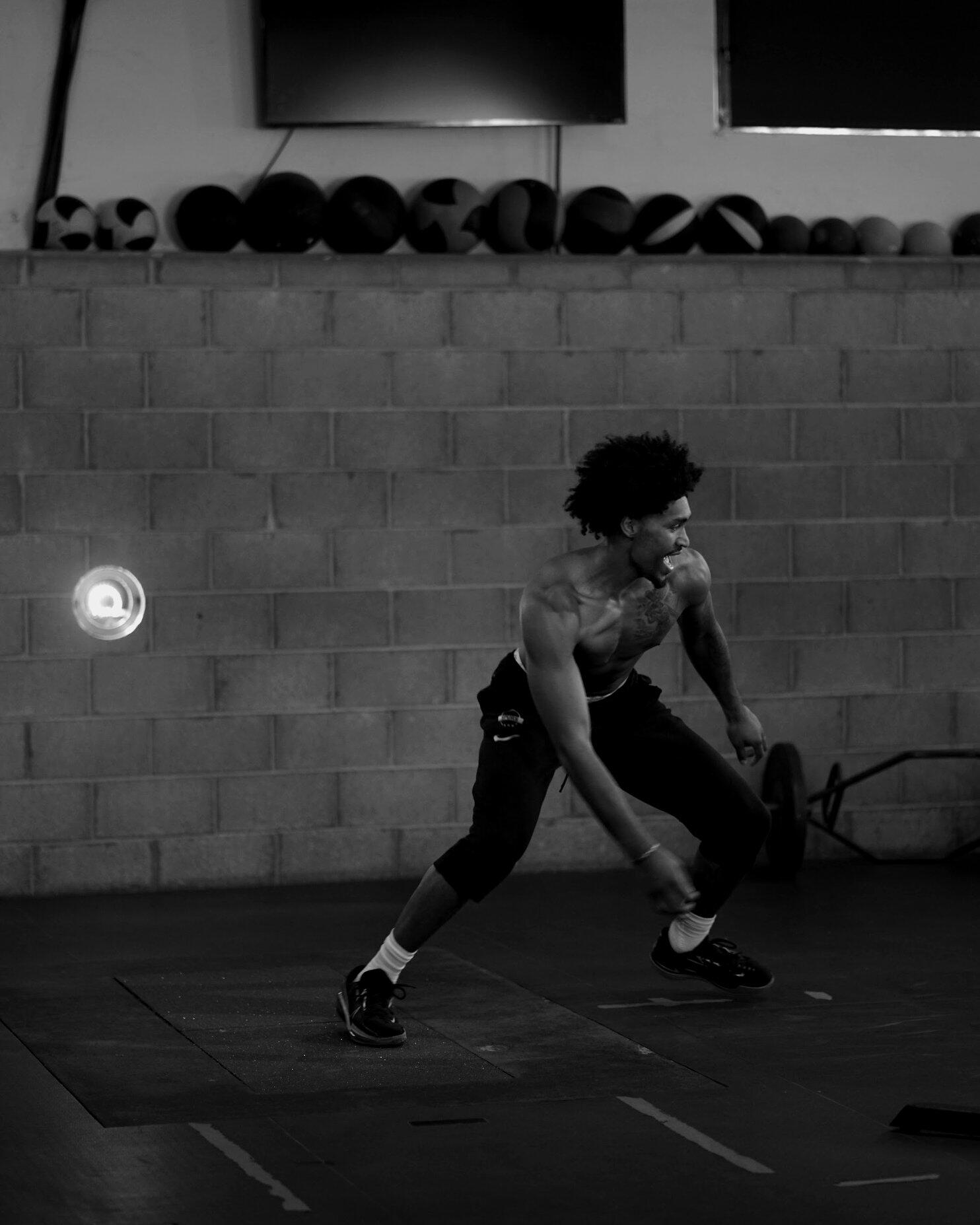 Athlete training at P3