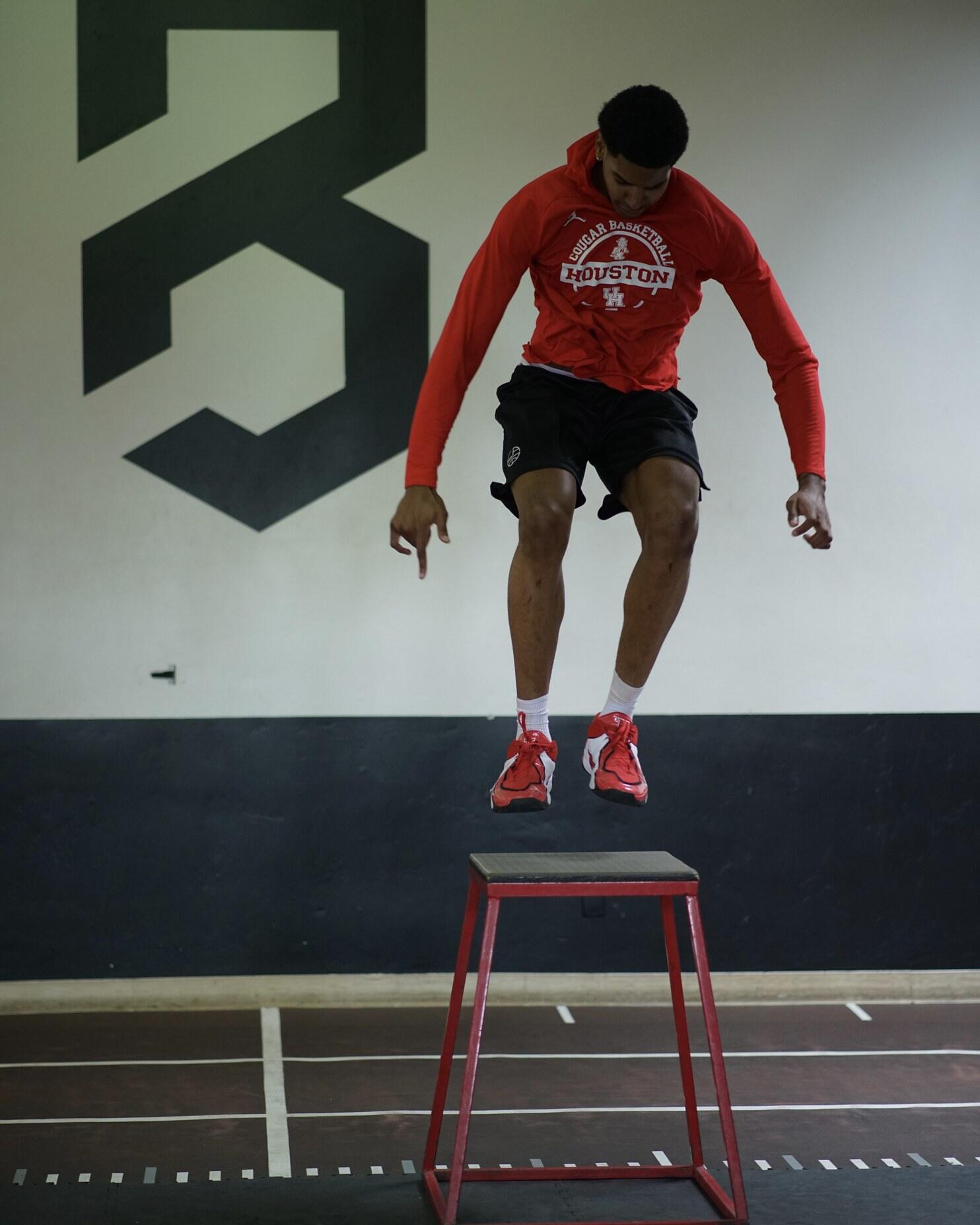 Box jump during P3 training
